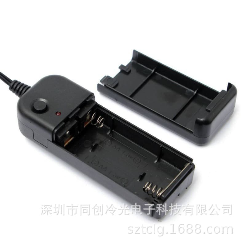 Factory Stock 3V AA Battery Box Driver Controller for EL Wire/Cold Light Wire, Suitable for Up to 5 Meters