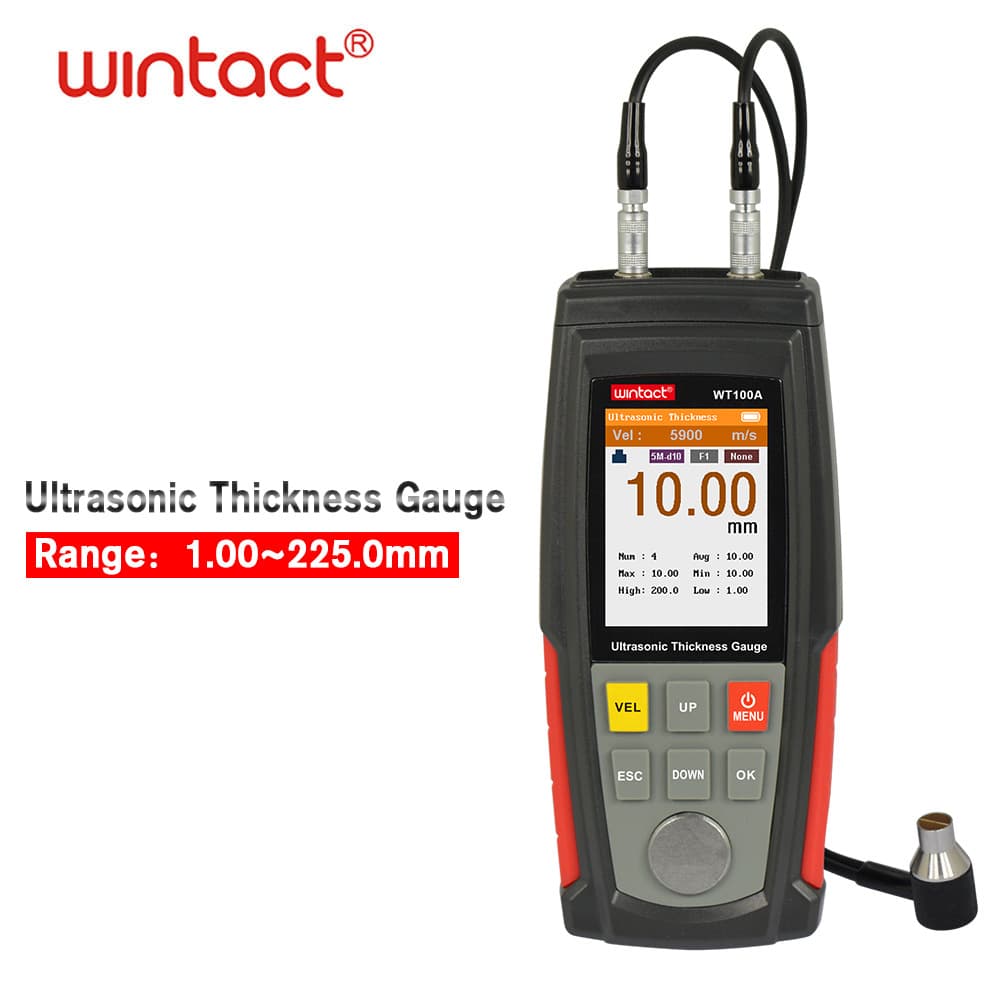 Huitianyi WT100A Ultrasonic Thickness Gauge for Metal, Glass, etc.