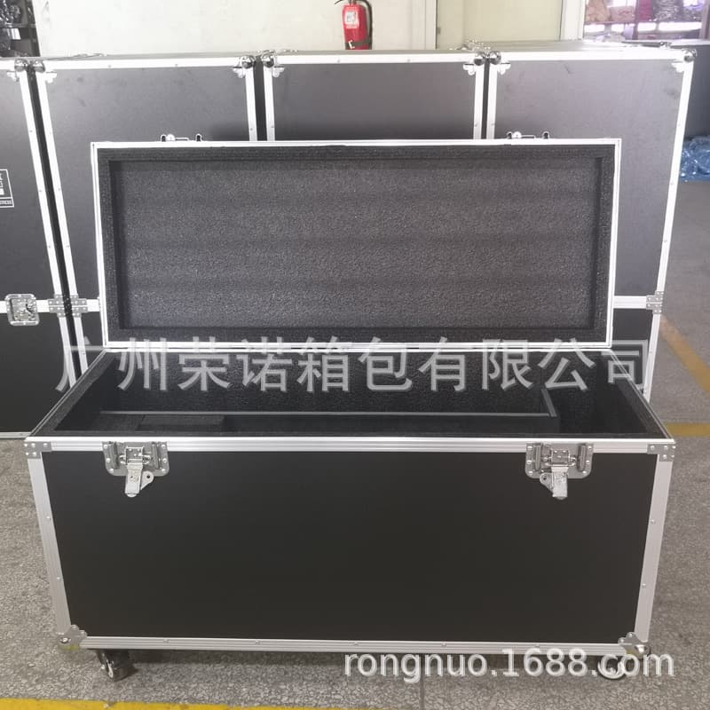 Aluminum alloy flight case for LED screen storage and transport, hardware tool case, instrument case
