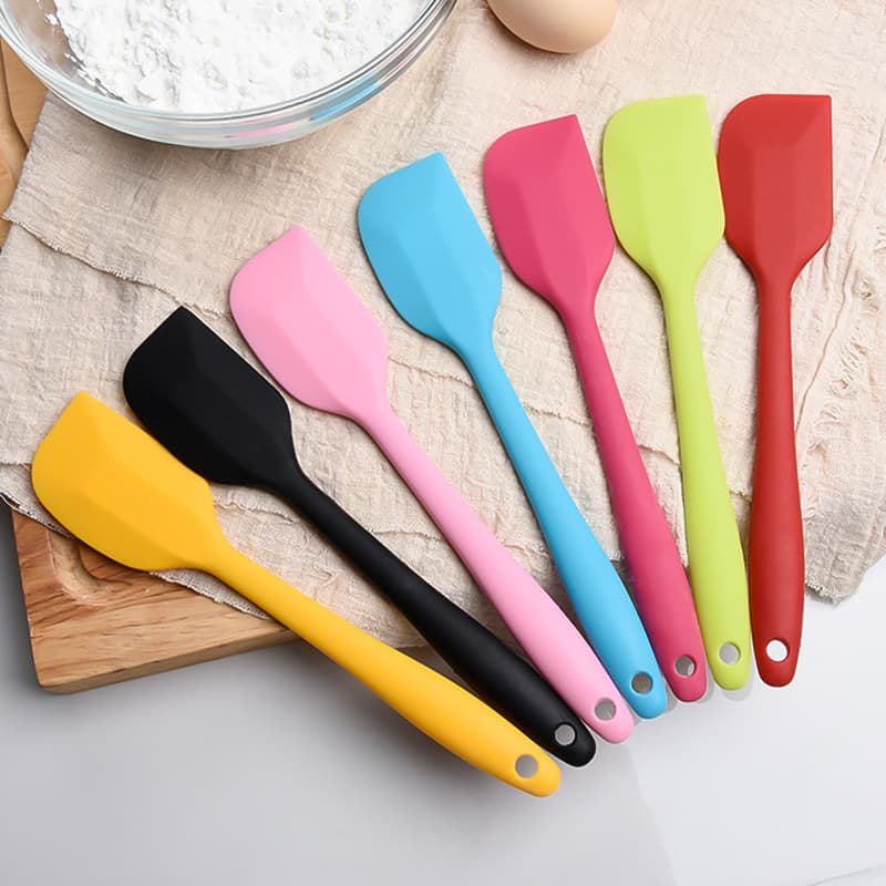 Small All-in-One Silicone Scraper Integrated Butter Scraper Cake Cream Spatula Baking Tool