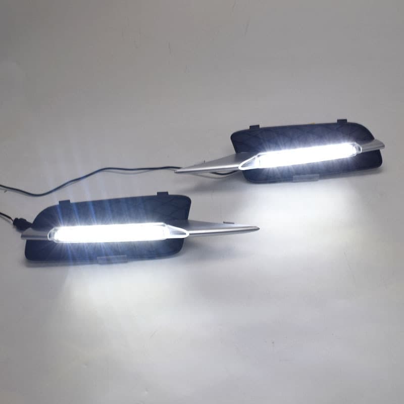 For BMW X5 E70 Daytime Running Lights 07-10 BMW X5 Specific DRL LED Daytime Running Lights Baked Paint