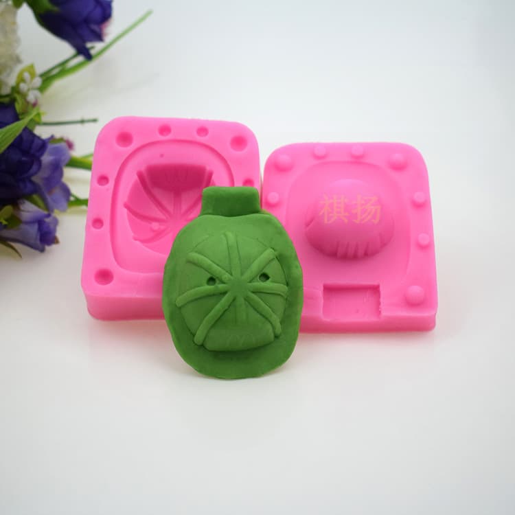 Professional Safety Helmet Hat Fondant Cake Aroma Plaster Silicone Mold DIY Soap Baking Mold