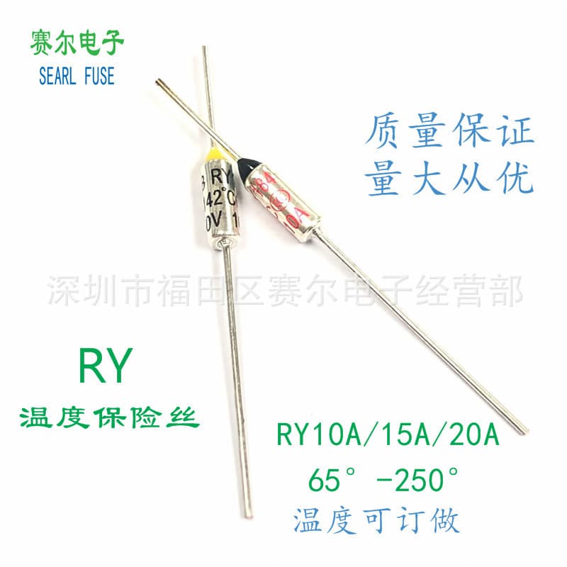 RY Thermal Fuse 10A 60°C 142°C 184°C 192°C 216/240/250°C 260°C 250V In Stock