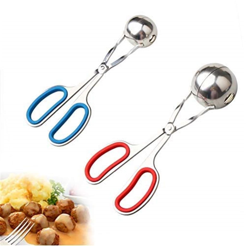 Meatball Maker 304 Stainless Steel Meatball Clip Shrimp Paste Rice Ball Mold Kitchen Squeezing Meatball Tool for Home Use