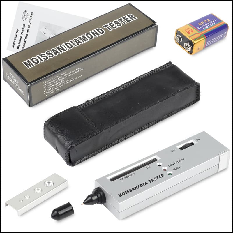 Moissanite tester, diamond moissanite tester, diamond tester pen (without battery)