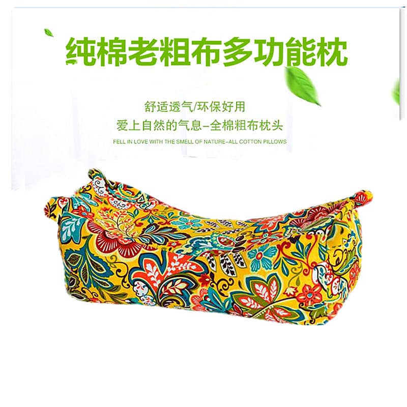 Old coarse cloth tiger head pillowcase buckwheat pillow pillow core children and adults cervical spine health pillow neck pillow buckwheat pillow core
