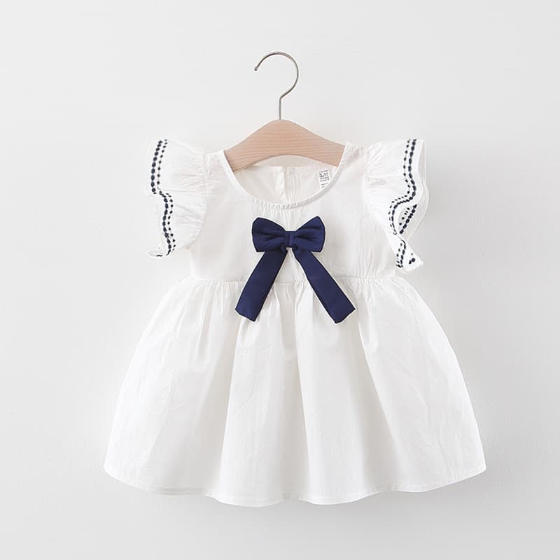 Children's clothing 20 summer girls' dresses 0-23 years old children's solid color sleeveless vest dress infant small skirt