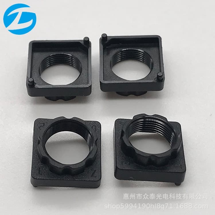 Wholesale Factory M8*0.5 Total Height 5mm Frame 11.5*11.5 Vehicle Rearview Lens Optical Fixed Base