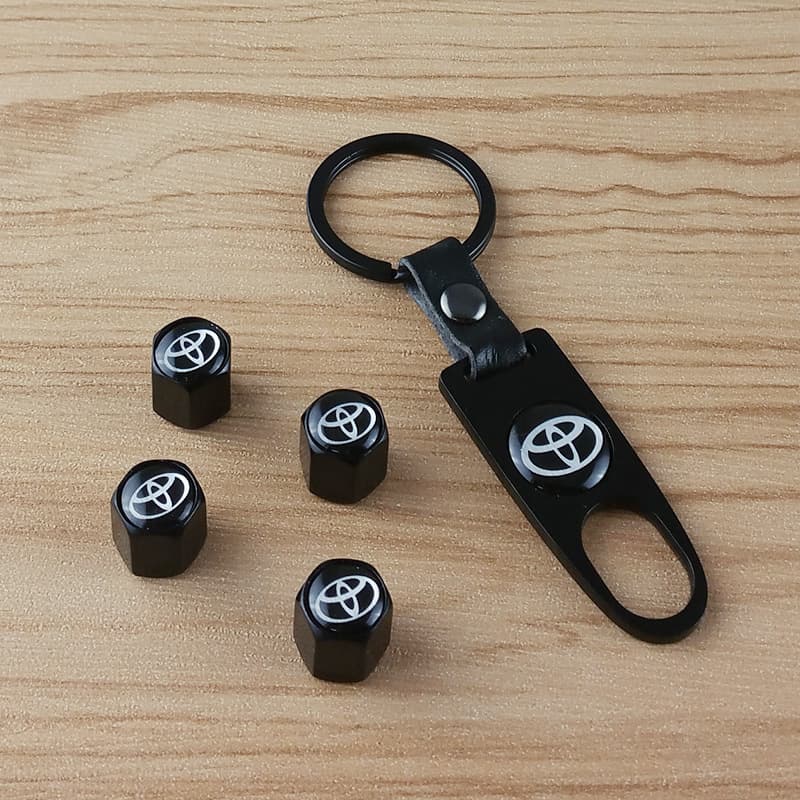 Anti-theft Tire Valve Stem Caps for Toyota RAV4 Corolla Camry Yaris Reiz