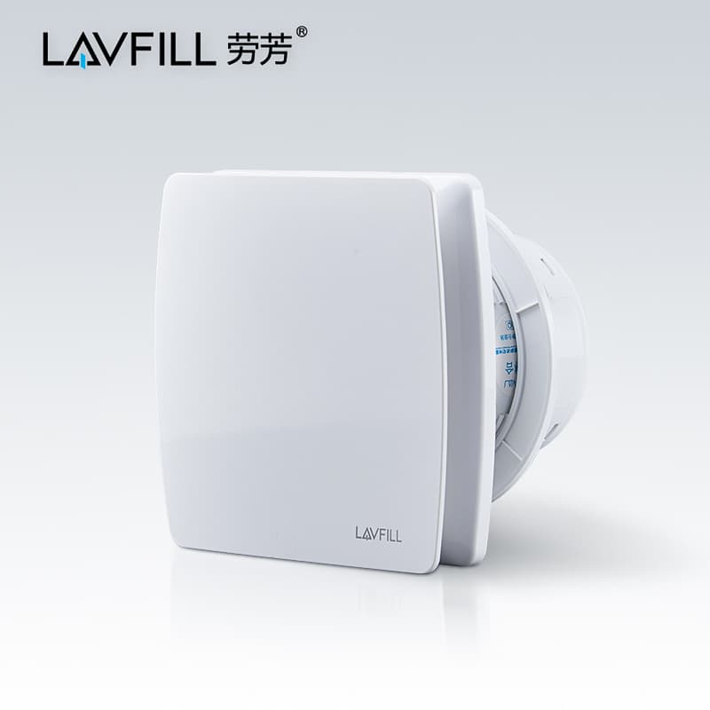 Customized Laofang Smart Showcase Ventilation Fan Humidity Bathroom Bathroom Built-in Exhaust Fan Hotel Wall Exhaust