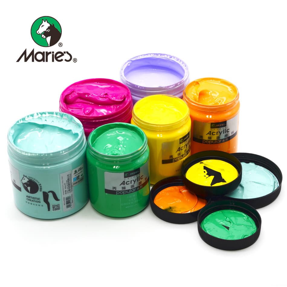 Marley 500ml300ml acrylic paint Z500 300 wall painting graffiti creation art painting