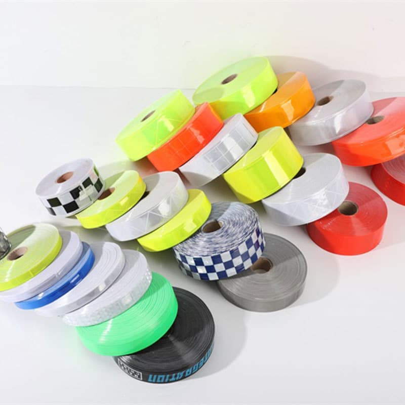 High Brightness PVC Reflective Lattice Tape - Reflective Strips for Apparel Warning Webbing, Cold-proof Fabric Products, Film Materials Customization