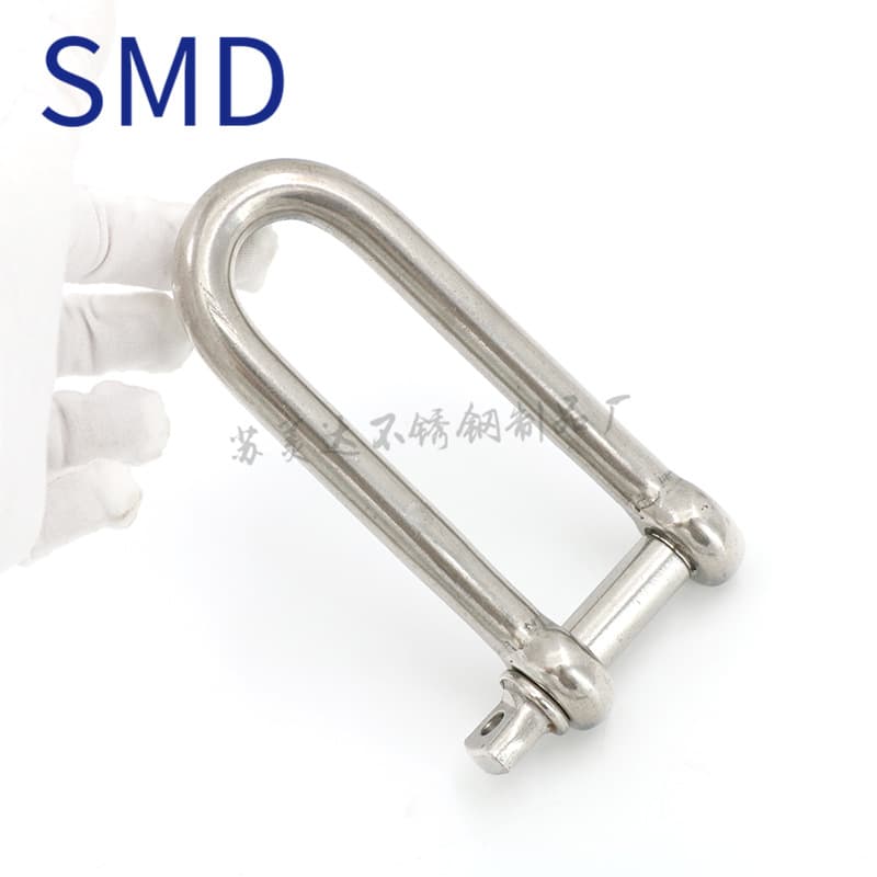 304/316 Stainless Steel D-Shackle, Lifting Shackle, U-Shackle, Boat Shackle, Extended Shackle with Paracord