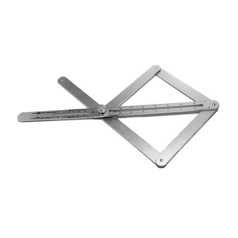 Cross-border hot product diagonal square aluminum alloy edge trimming decoration multi-function carpenter ceiling tool square protractor