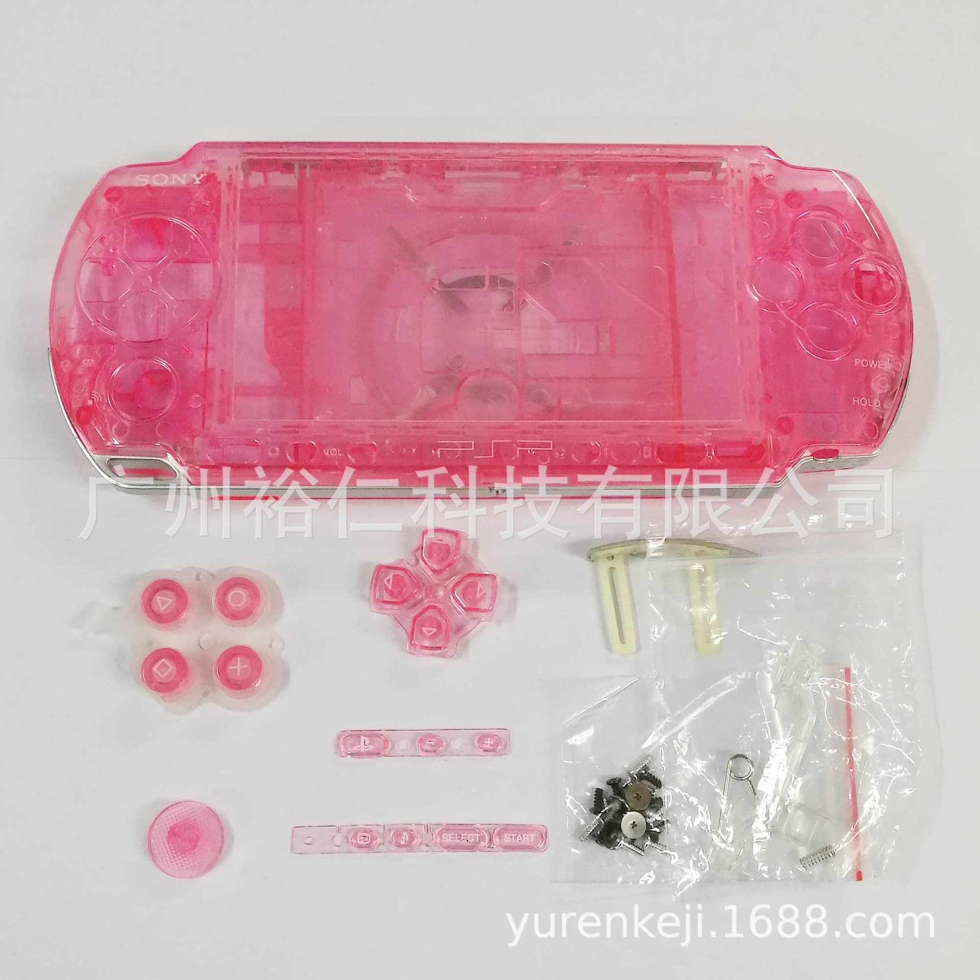 PSP3000 main case, PSP case, game console case, transparent case, repair case, PSP handheld case
