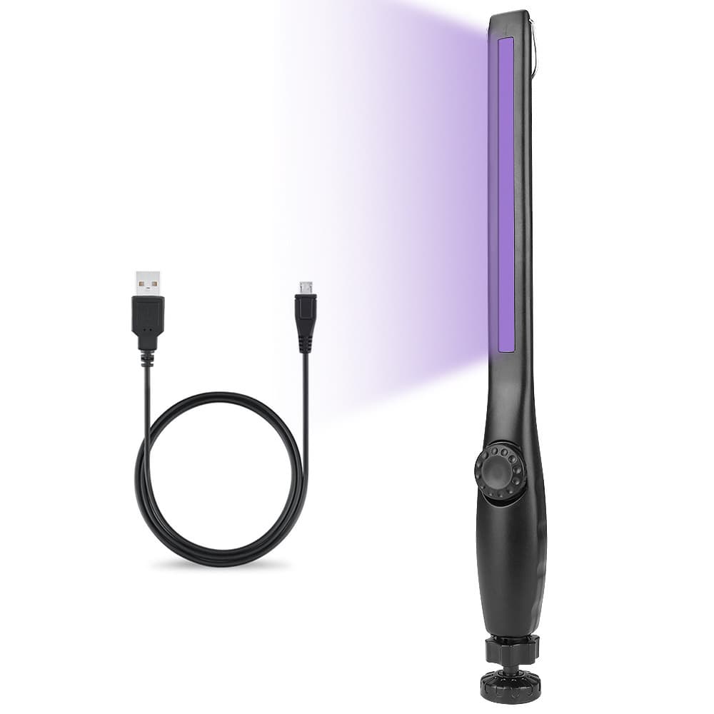 New 40LED UV Purple Disinfection Light UVC Ultraviolet Sterilization Lamp Portable UV Disinfection Wand for Home Use