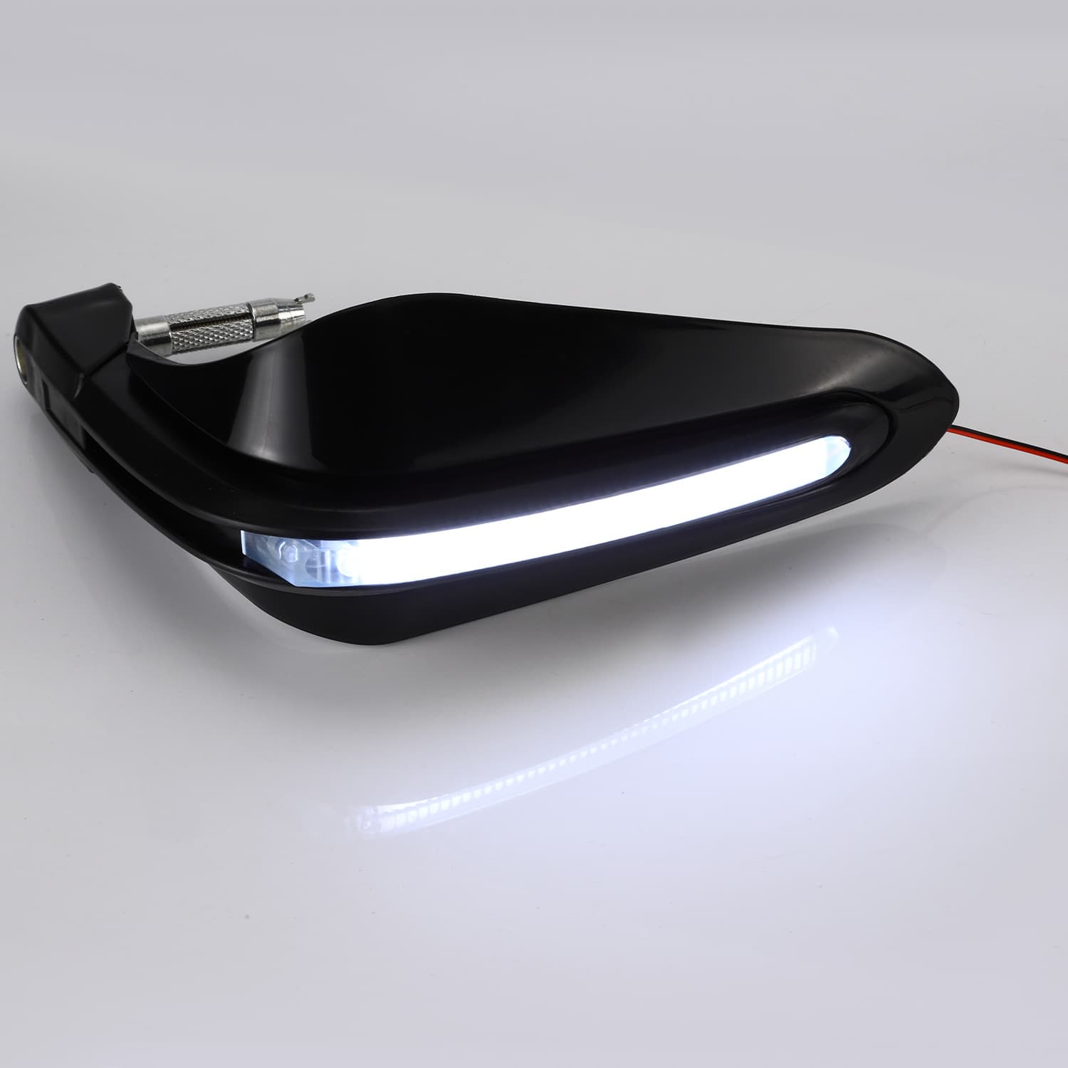 Factory Direct Motorcycle Accessories LED White Turn Signal Light Brake Protection Crash Guard Hand Guards Off-Road Modification