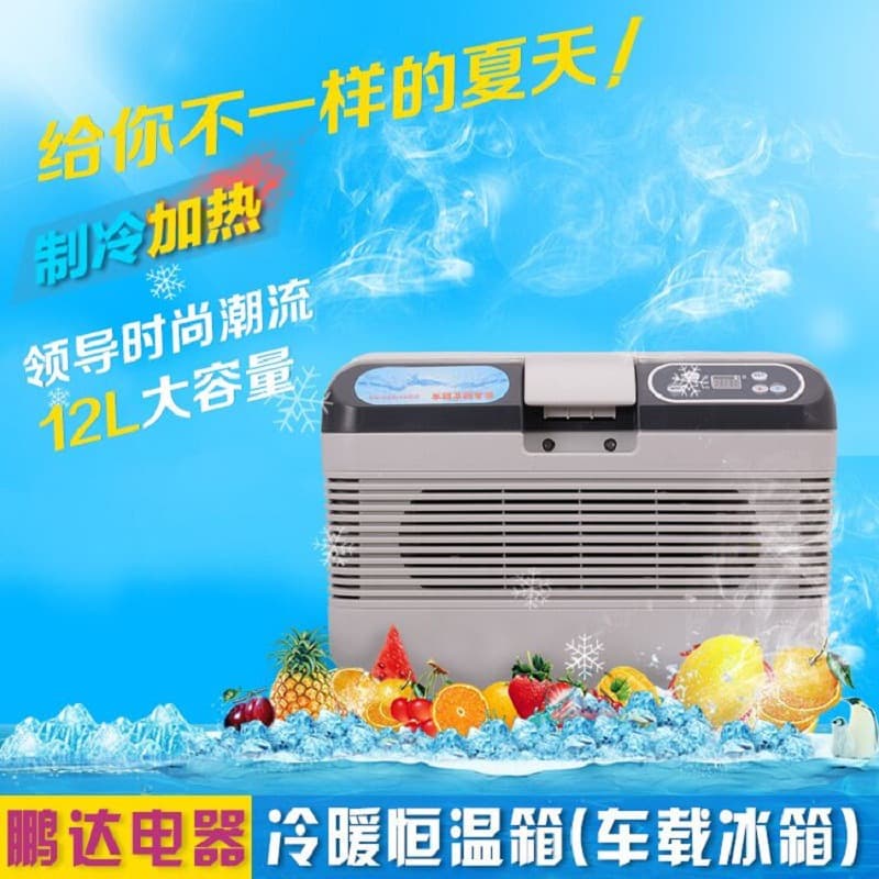 Universal Miniature Car Refrigerator for Truck And Home Use 12V 24V Insulated Cooling And Heating Box Automobile Cold Storage
