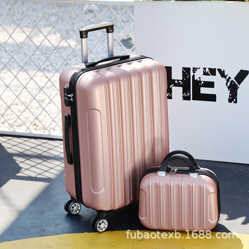 Stylish Suitcase 20-Inch Korean-Style Parent-Child Trolley Case Student Large-Capacity 24-Inch Combination Lock Travel Suitcase Wholesale