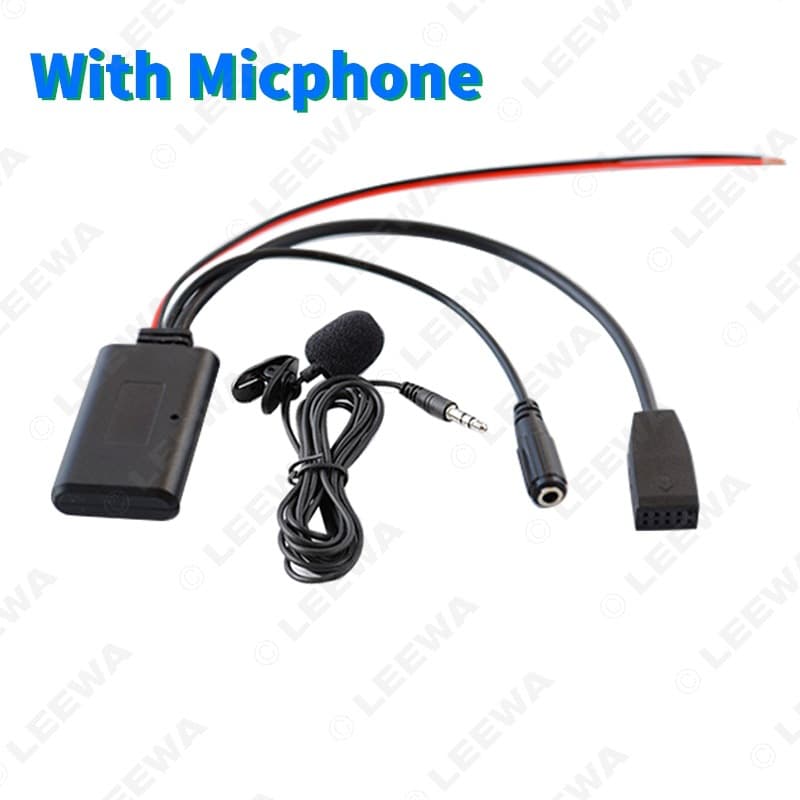 Bluetooth Wireless AUX Cable for BMW E46 3 Series CD Player, Bluetooth Audio Adapter