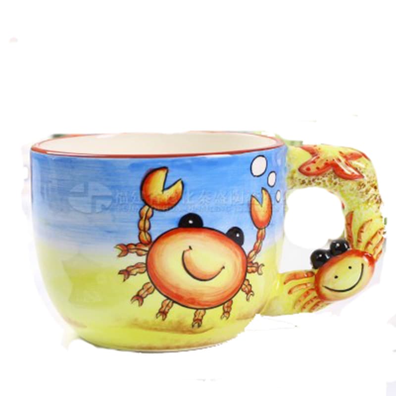 Cartoon Cute Cow Ceramic Mug Creative Mug with Custom Logo Practical Business Advertising Gift Coffee Cup