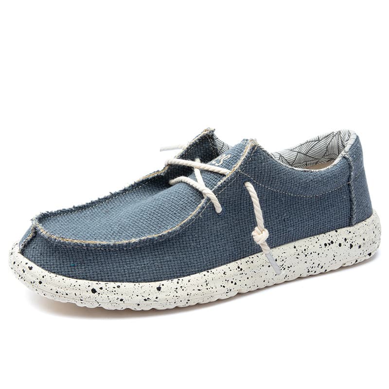 Oversized Canvas Shoes Summer Extra Large Men's Casual Loafers British Driving Shoes