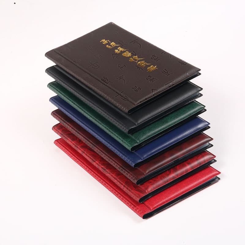 Violet - 80-grid coin paper clip collection book. Each book can hold 80 pieces. Paper clip collection book.