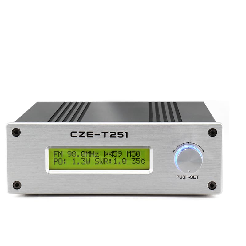 Factory Direct Supply CZE-T251 25W High Sound Quality Wireless FM Stereo Transmitter / Standalone Transmitter