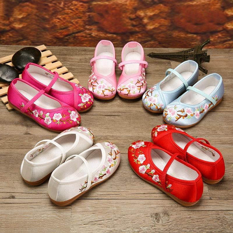 Y Children's Embroidered Shoes, Beijing Children's Shoes, Ethnic Style Girls' Chinese Style Baby Princess Cloth Shoes, Women's Ancient Costume Han