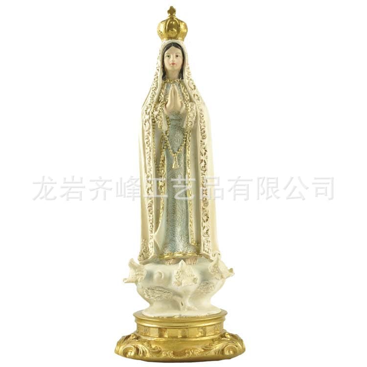 Fatima Figurine Gift Resin Craft Hand-Painted