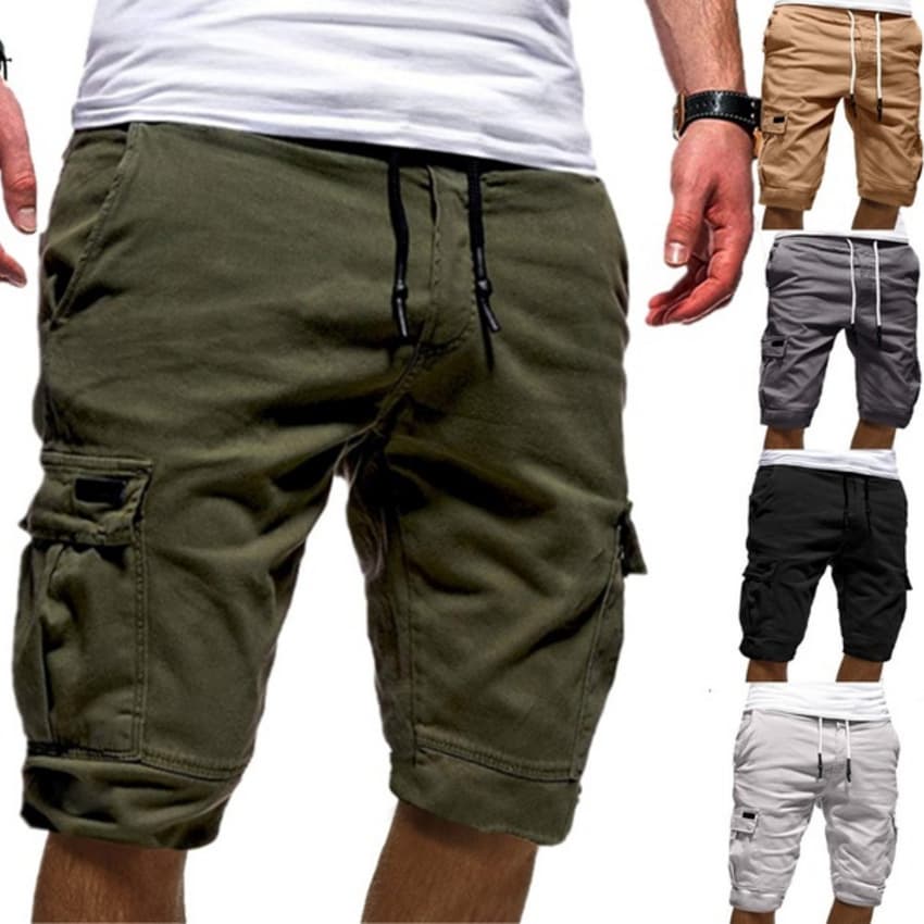 2020 Hot Selling 5-Inch Shorts Casual Summer Men's Shorts Cross-Border Cargo Pants with Multiple Pockets Factory Direct