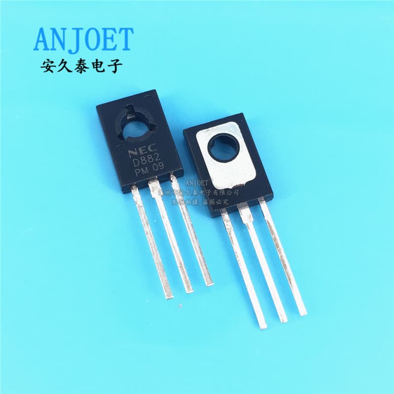Through-Hole Transistor 2SD882/2SB772 B772/D882P TO-126 Bipolar Junction Transistor