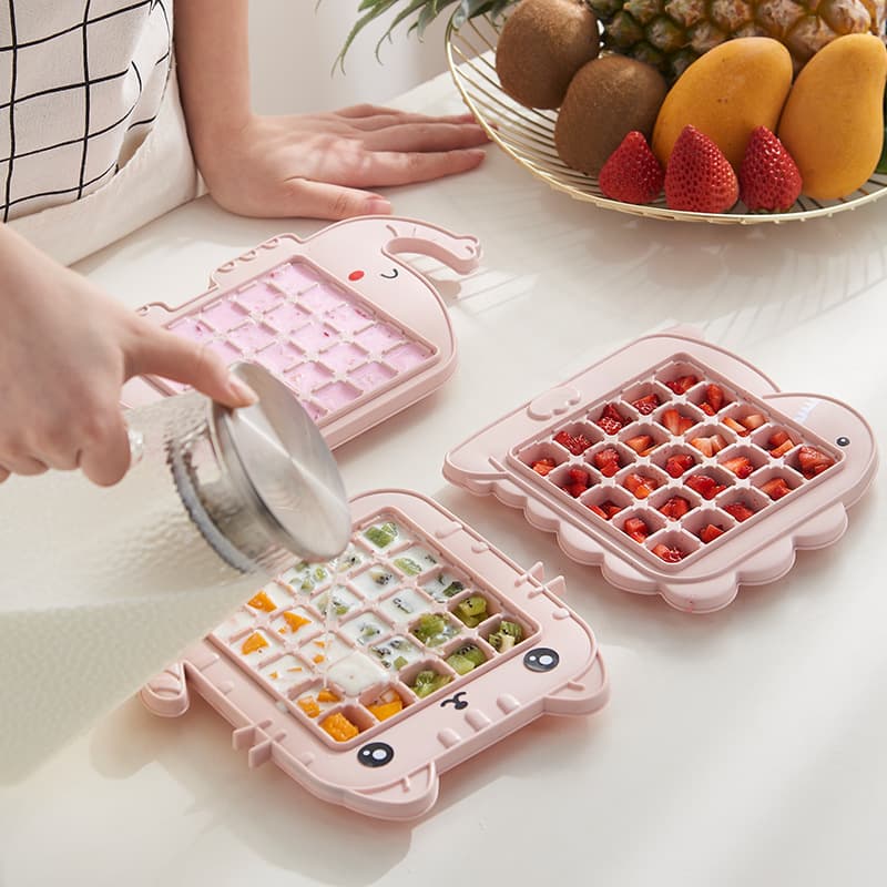 Creative Animal Homemade 25 Ice Mold Bar Ice Cube Maker Cartoon Cute Girl Ice Box