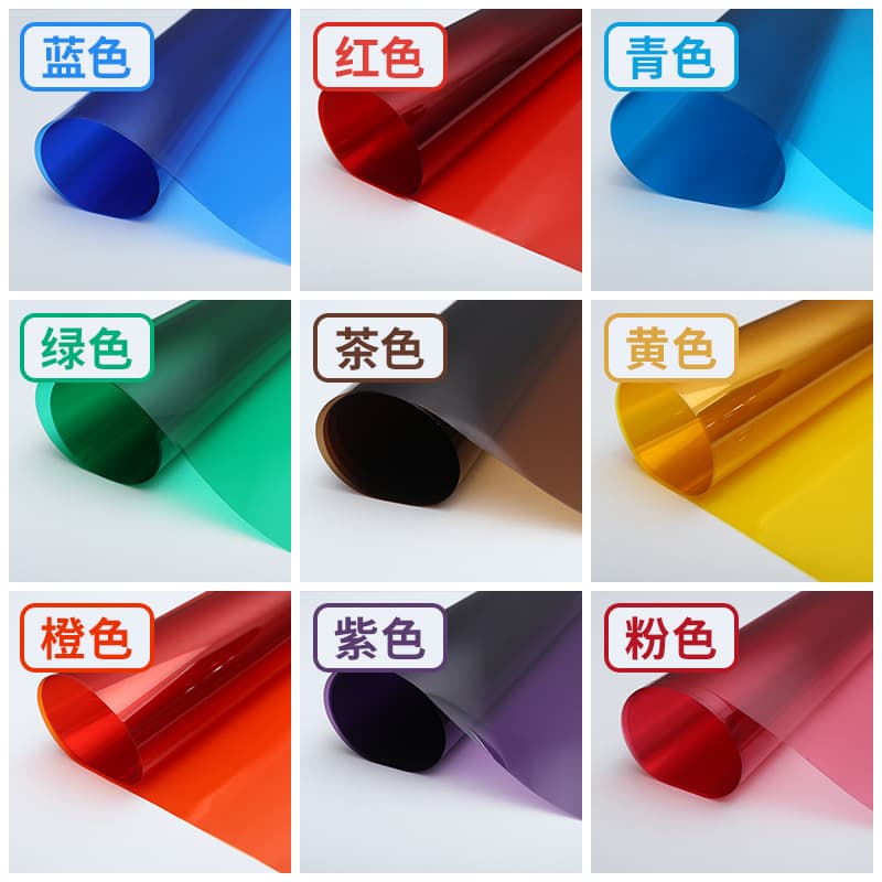 Colored Glassine Window Partition Translucent Transparent Glass Film Decorative Wedding Craft Props Holographic Rainbow Film