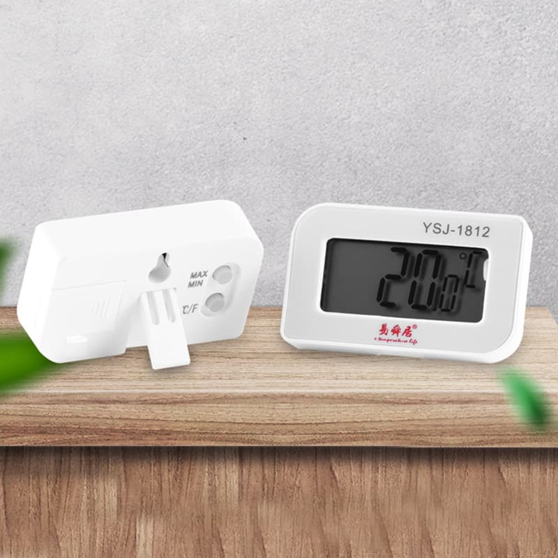 YSJ-1812 Electronic Thermometer Mini Electronic Digital Display Humidity Thermometer Indoor Temperature and Hygrometer