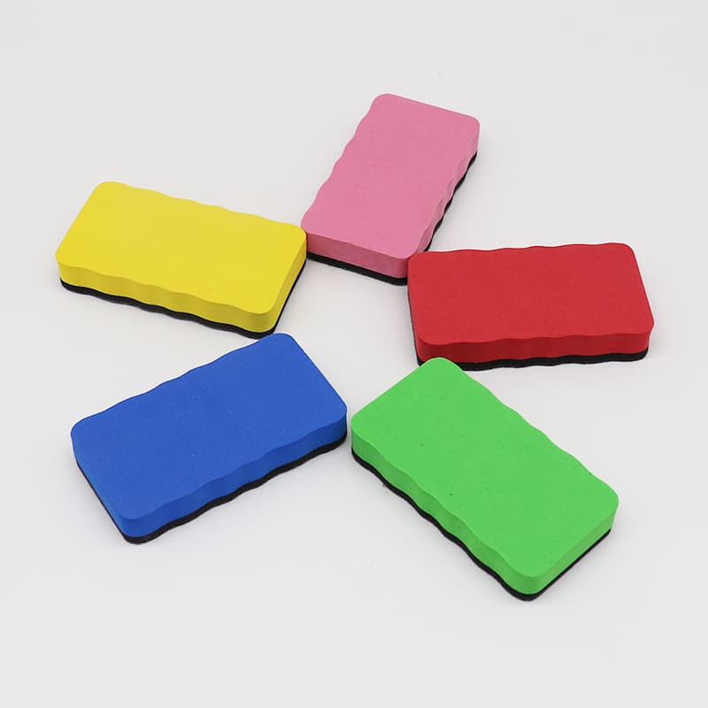 Manufacturer Wholesale Colored EVA Felt Cloth Whiteboard Eraser, New Material Rectangular 10.5*5.5*2 Eraser Low Price Drop Shipping