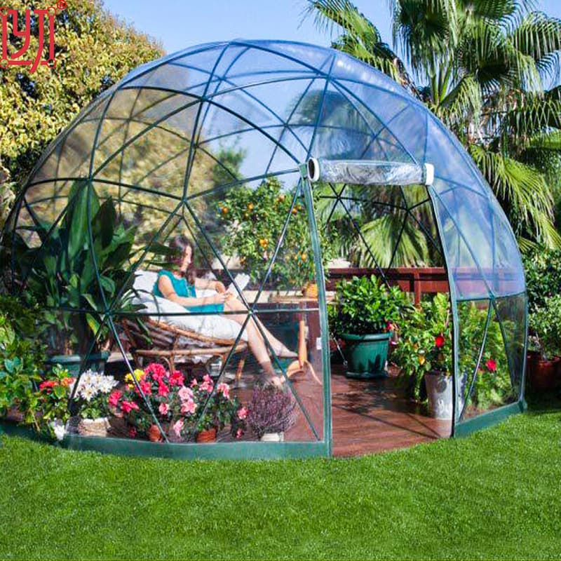 Transparent PVC Igloo Dome Starry Sky Tent Outdoor Garden Dome Tent 5m Dome Tent Camping Shelter