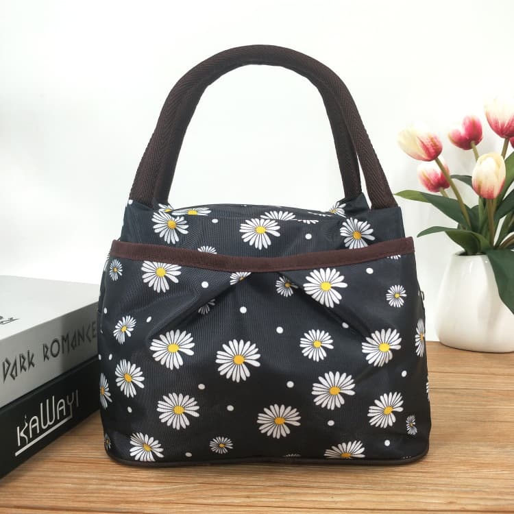 Multifunctional portable lunch bag, large capacity Oxford cloth waterproof lunch box bag, women's bag, mother bag, casual bag