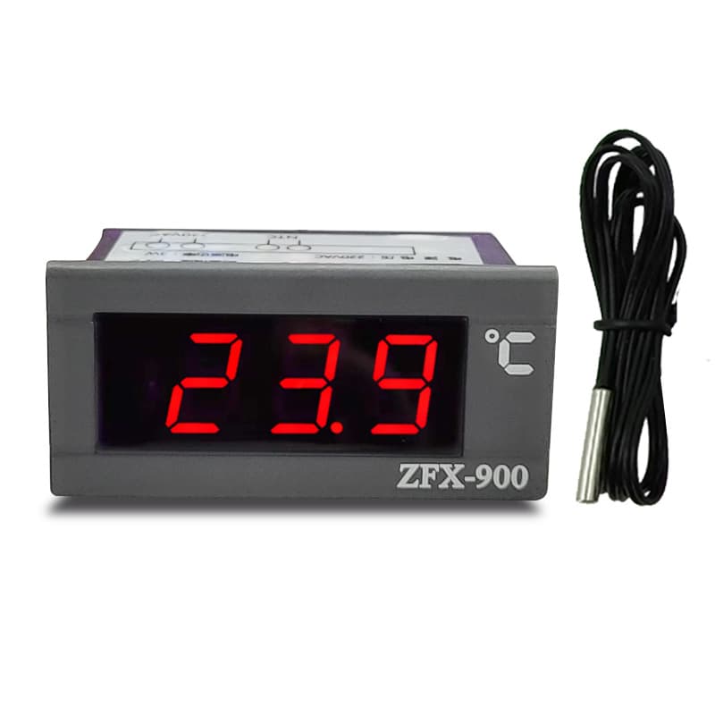 ZFX-900 Built-in Temperature Gauge Refrigerator Freezer Digital Temperature Display Panel Meter