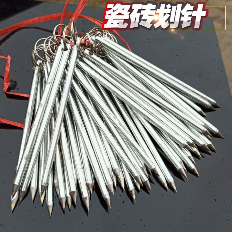 Scriber Marking Tool for Fitters, Tungsten Steel Tip, Diamond Hard Alloy Pen-Shaped Marker for Steel Plate and Tile Scoring