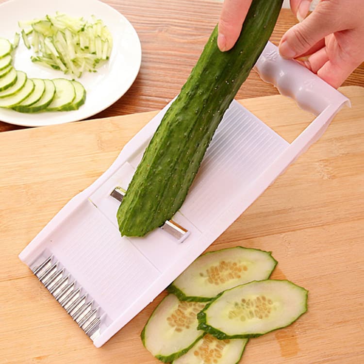 Multifunctional Vegetable Cutter for Home Use, Potato Shredder and Grater, Manual Grating and Slicing for Cucumber and Carrot