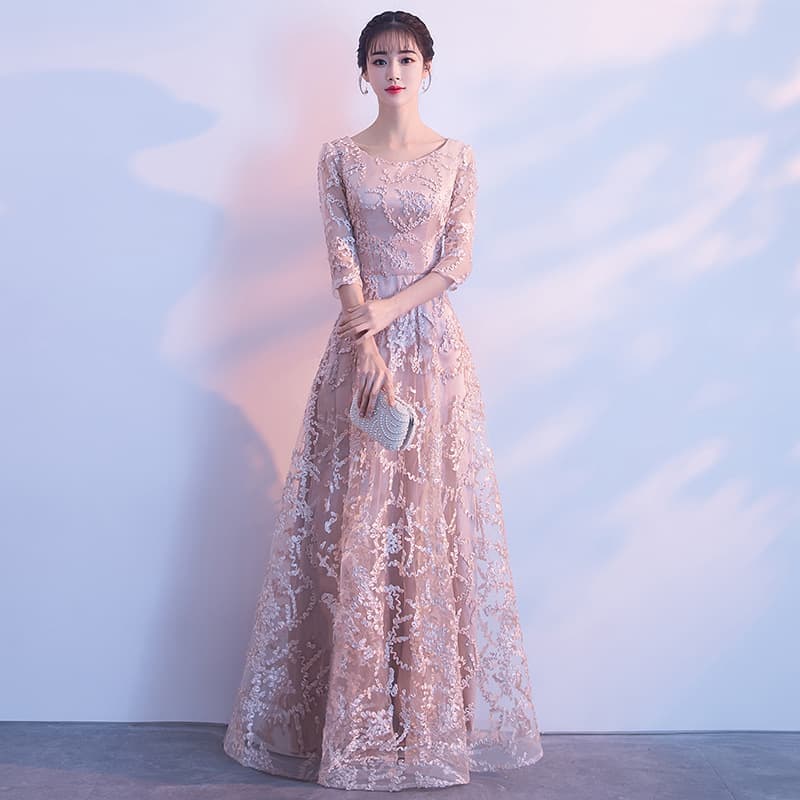 2026 New Banquet Evening Dress for Women, Elegant and Graceful, Queen-like Style, Long Fashionable Bridesmaid Dress