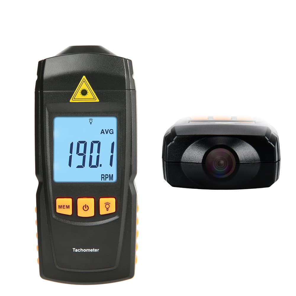 Biaozhi GM8905 Laser Tachometer Non-contact Photoelectric Tachometer Engine Speed Meter Tachometer