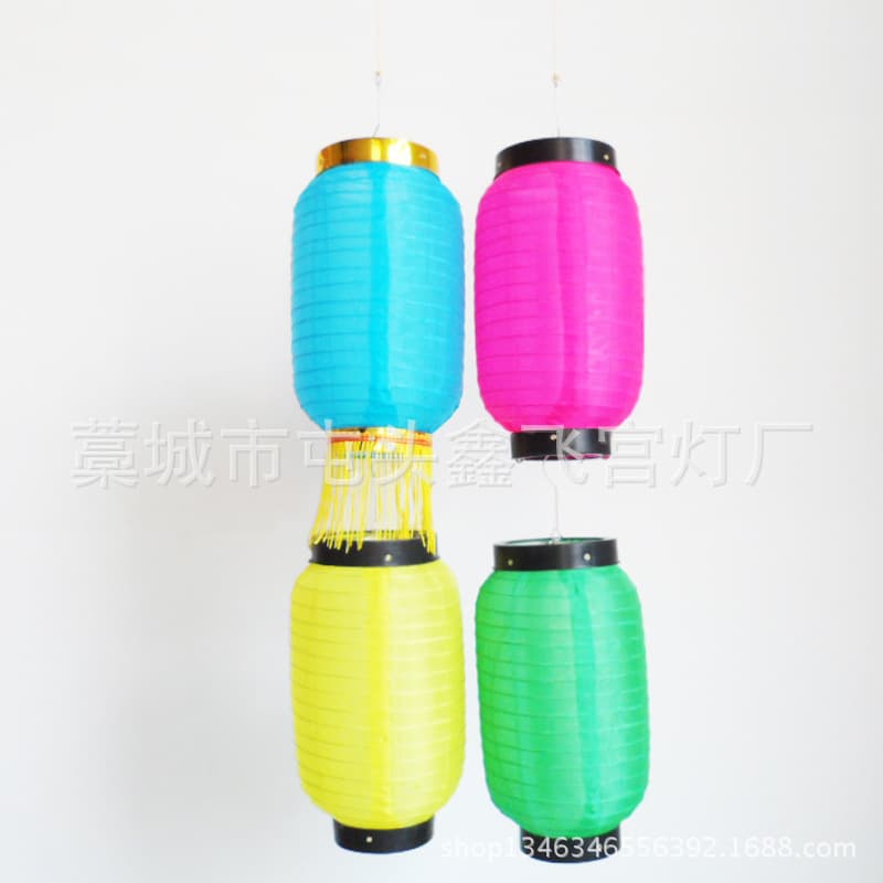 Wholesale various colored winter melon lantern hanging ornaments, celebration supplies, night scene layout decorations, and multicolored lanterns