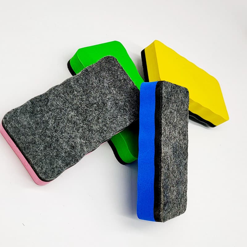 Whiteboard eraser magnetic EVA felt cloth magnetic board eraser, rectangular whiteboard brush, manufacturer ready stock, dropshipping available.