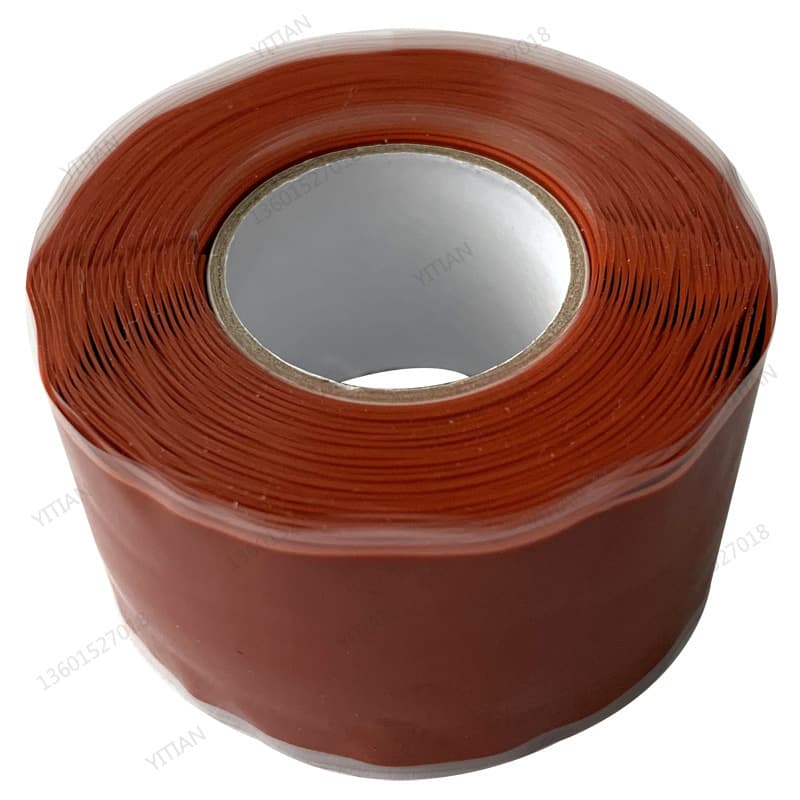 Silicone Rubber Self-Fusing Tape, Self-Adhesive Silicone Tape, Waterproof Leak Repair Tape, Electrical Tape, Self-Amalgamating Tape
