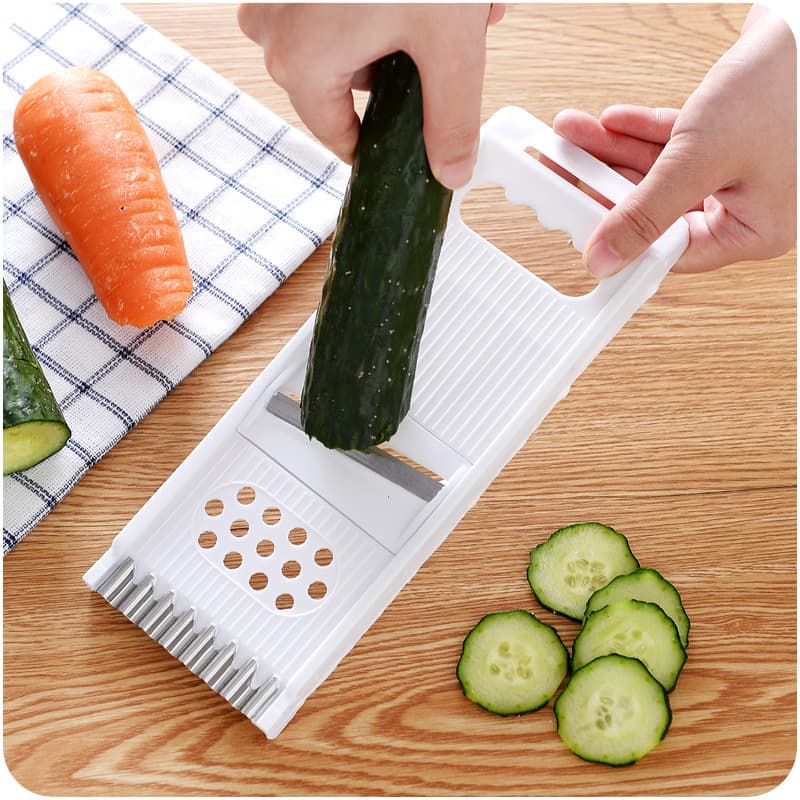 Multi-functional Vegetable Cutter 4-Piece Set, Manual Slicer for Home Kitchen Potato Shredding