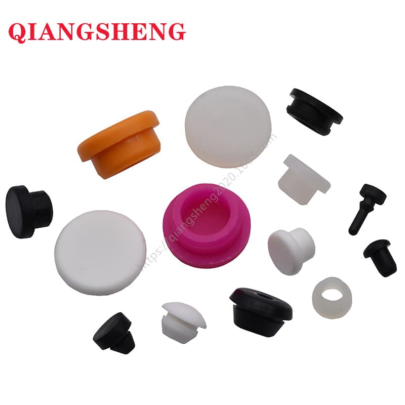 Silicone T-Shaped Plug Screw Hole Dustproof Clamping Cylindrical Waterproof Seal Rubber Stopper For Various Applications