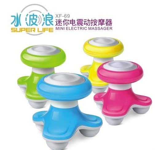 Water Wave XF-69 Mini Triangle Massager/Mini Electric Massager/USB Triangle Massager Print L