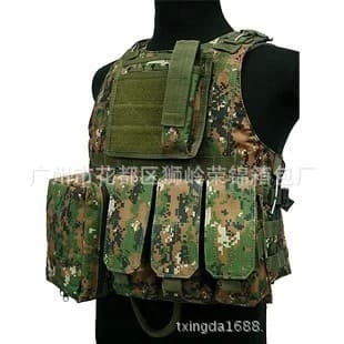 Factory Stock CS Training Tactical Vest Outdoor Gear Protective Vest MOLLE Vest Multi-functional